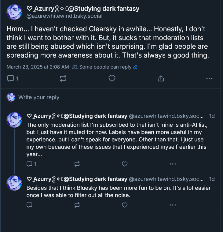Talking about clearsky for a bit