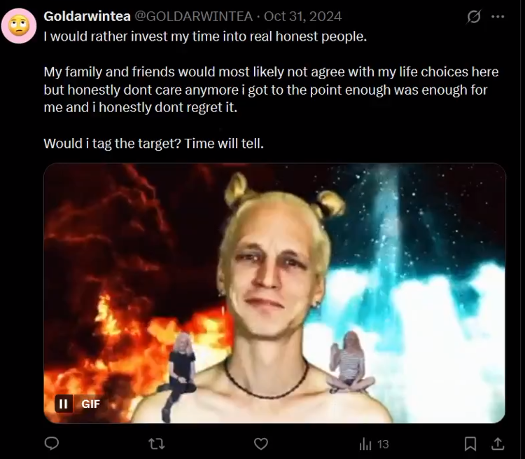 His plans on targeting people